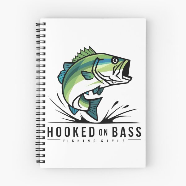 Item preview, Leap into Adventure: HOOKED ON BASS designed and sold by AmziLife.