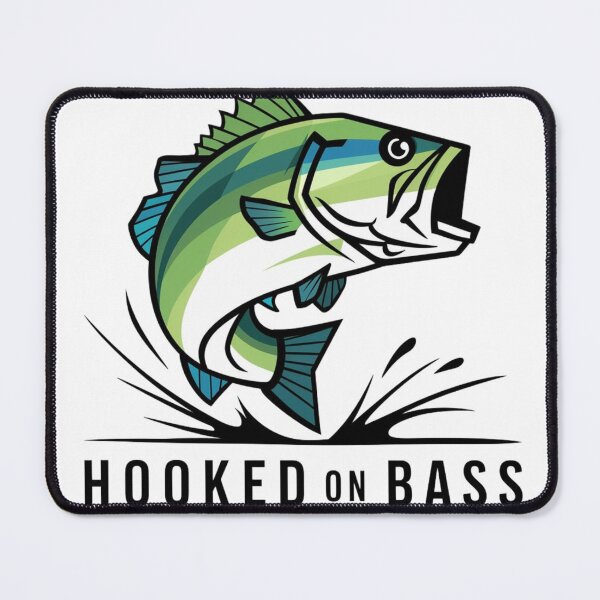 Item preview, Leap into Adventure: HOOKED ON BASS designed and sold by AmziLife.