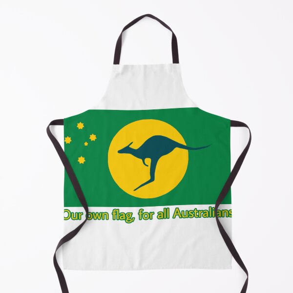 Item preview, Australia Kangaroo Sun Flag. Indi Version with golden crux. designed and sold by Kangaroo Sun.