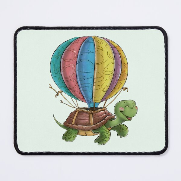 Item preview, Turtle with balloon designed and sold by DotPointLine.