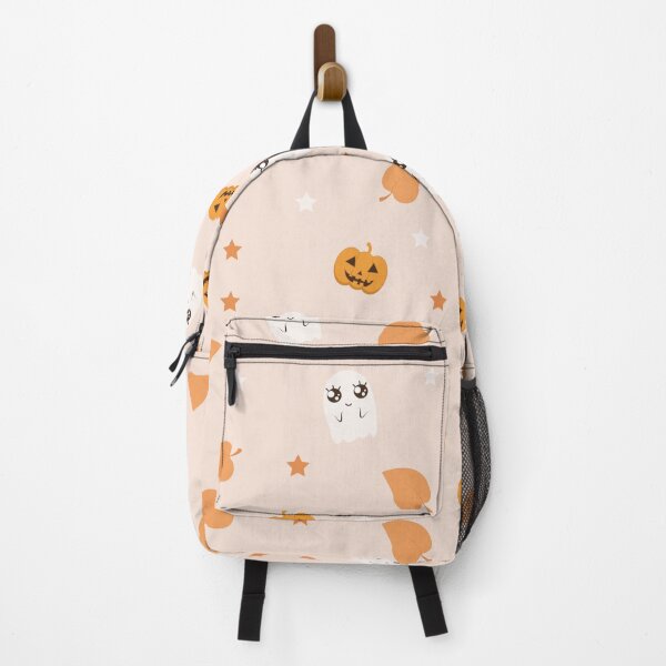 Item preview, Halloween pattern with ghosts, pumpkins, leaves. designed and sold by IrinaCuteLab.