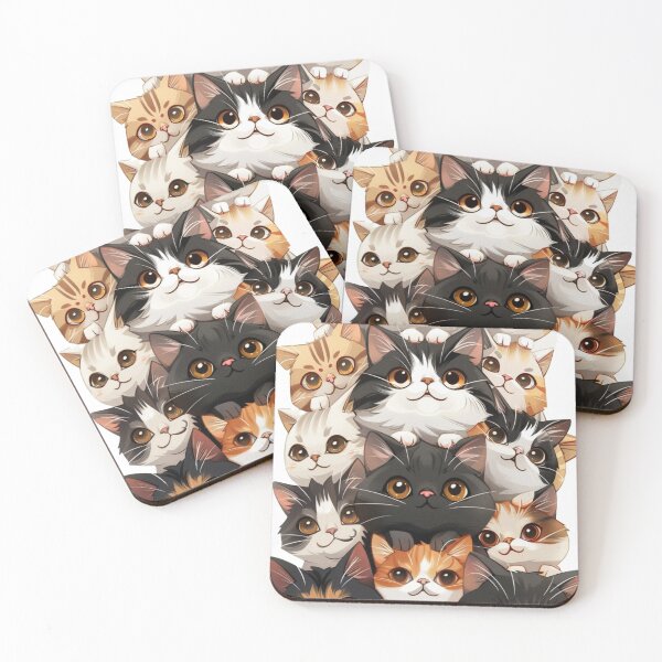 Item preview, cat's designed and sold by Momartsimo.