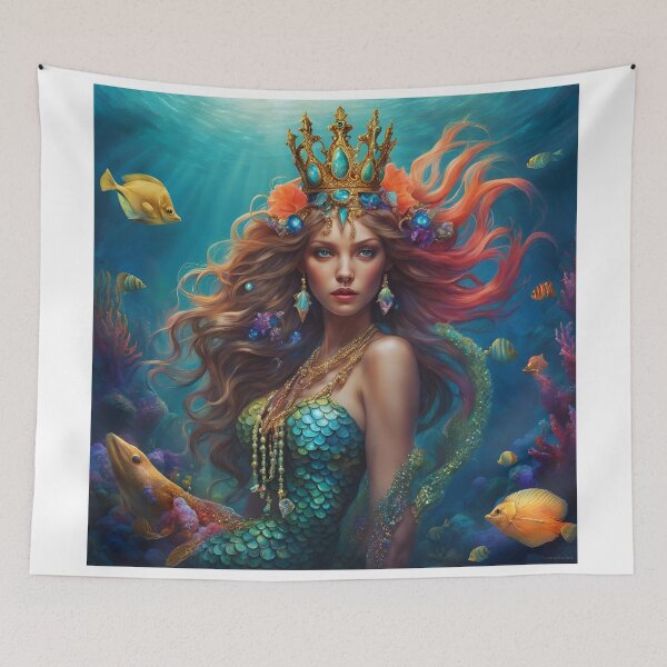Item preview, Crowned Mermaid designed and sold by FitEnvy.