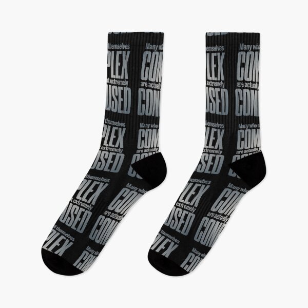 Item preview, Many who call themselves complex are actually just extremely confused. v.4 designed and sold by x1brett.