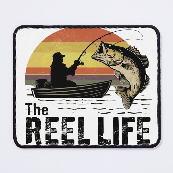 Item preview, Sunset Angler: The Reel Life Chronicles designed and sold by AmziLife.