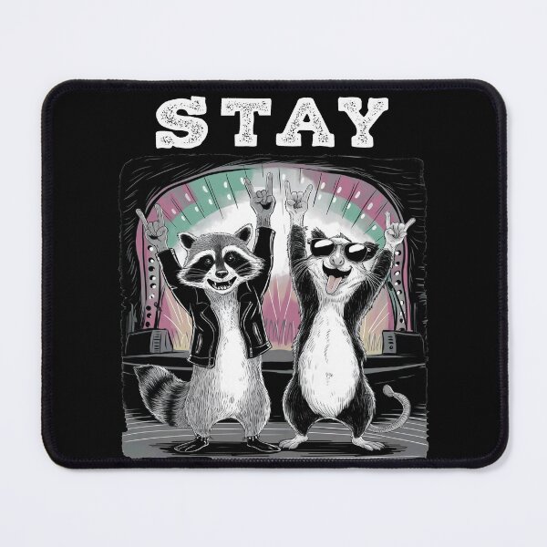 Item preview, Stay Trashy Raccoon Possum Funny Raccoon Men Women designed and sold by BlueBerry-Pengu.