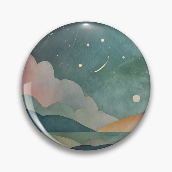 Item preview, Starry Horizons: Night Sky Over Rolling Hills designed and sold by Lizetteh.