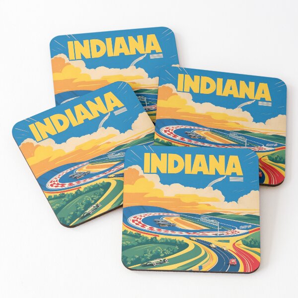 Item preview, Indiana USA American Vintage Travel Tourism  designed and sold by TravelersGems.