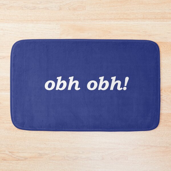 Item preview, obh obh! (Scottish Gaelic for oh dear) in dark blue designed and sold by Mamaidh Made.