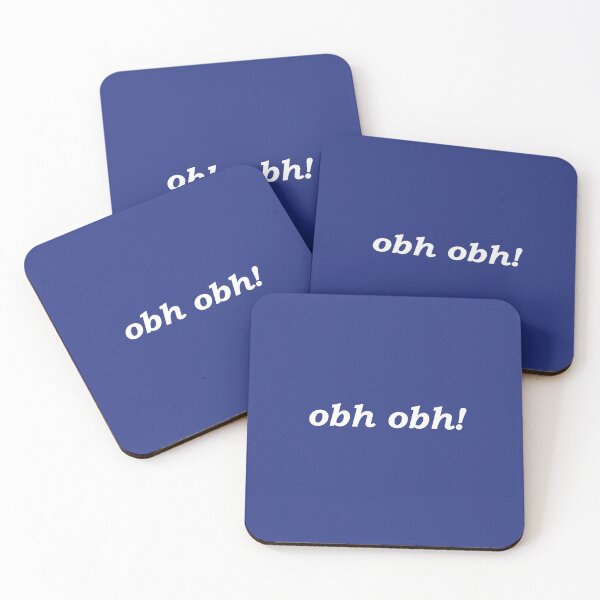 Item preview, obh obh! (Scottish Gaelic for oh dear) in dark blue designed and sold by Mamaidh Made.
