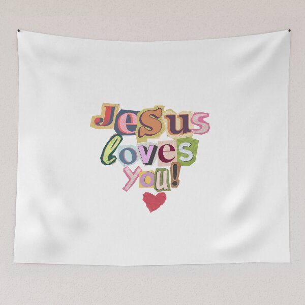 Item preview, Jesus loves you! designed and sold by HippieChristian.