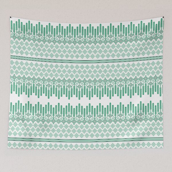 Item preview, Green cloth, green flower pattern designed and sold by ThawanTarnnoy.