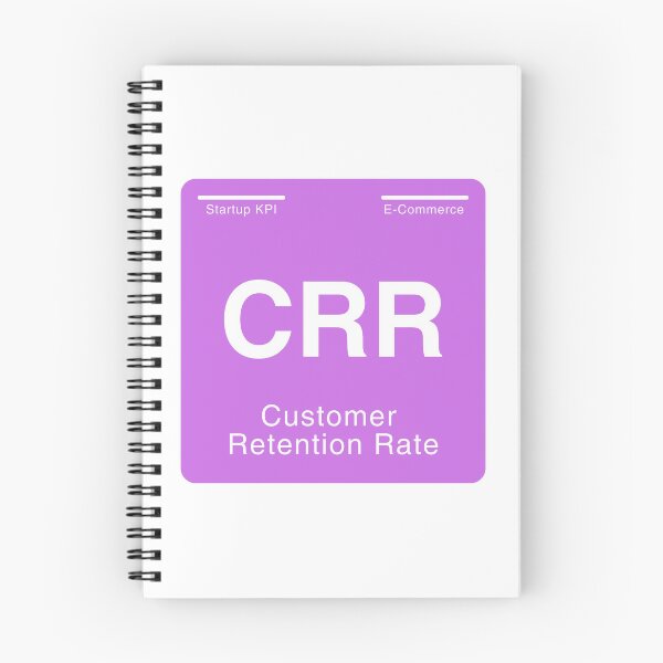 Item preview, Periodic table of startup KPIs “Customer Retention Rate (CRR)” designed and sold by whatthetechgear.