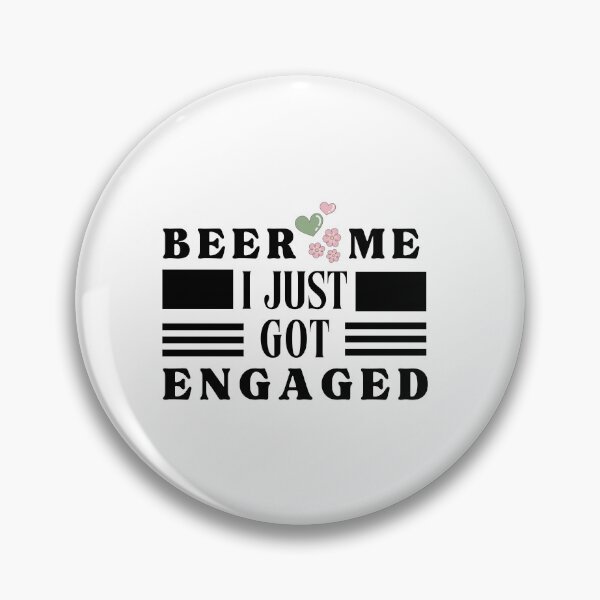 Item preview, Beer Me I just Got Engaged Typographic Light Design designed and sold by Raise2Shine.