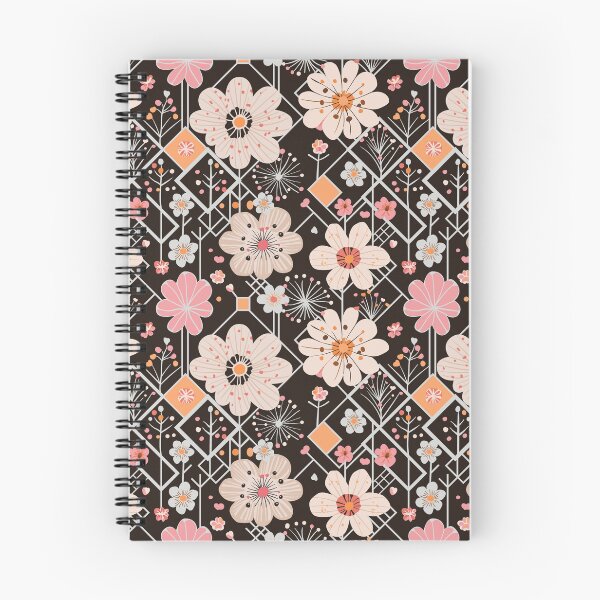 Item preview, Beautiful floral vintage abstract pattern designed and sold by GreissDesign.
