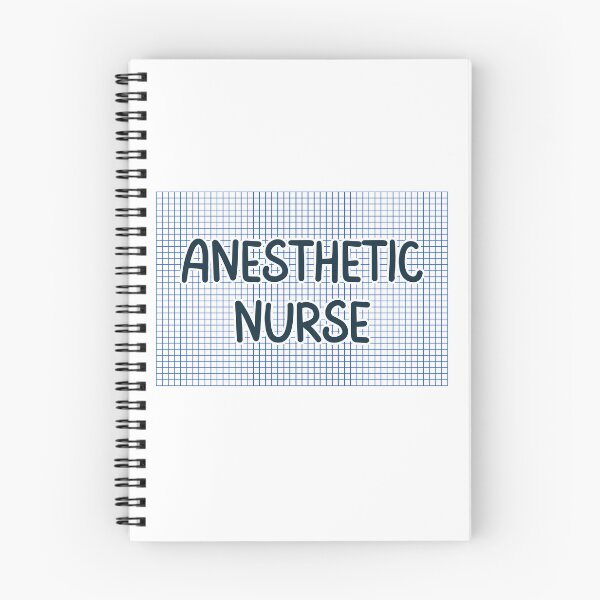Item preview, Anesthesia Nurse Charting Grid Anesthesiology CRNA  designed and sold by The Remi Reserve.