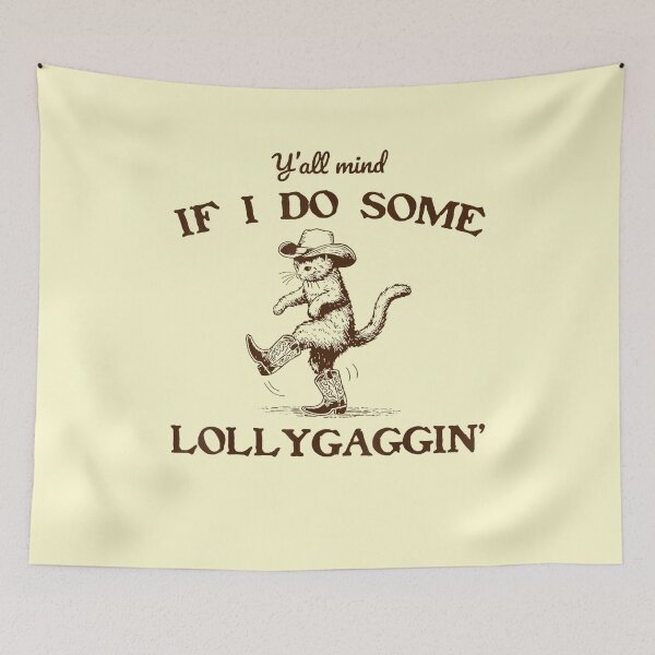 Item preview, Y'all Mind If I Do Some Lollygagging, Retro Vintage Frog, Nostalgia designed and sold by VerdePlantTees.