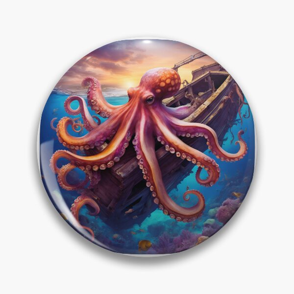 Item preview, Octopus and abandoned ship designed and sold by FitEnvy.