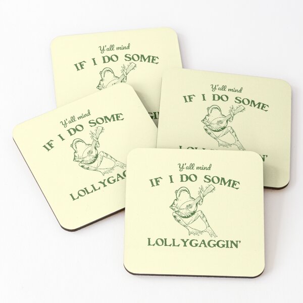 Item preview, Y'all Mind If I Do Some Lollygagging, Retro Vintage Frog, Nostalgia designed and sold by VerdePlantTees.