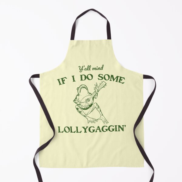 Item preview, Y'all Mind If I Do Some Lollygagging, Retro Vintage Frog, Nostalgia designed and sold by VerdePlantTees.
