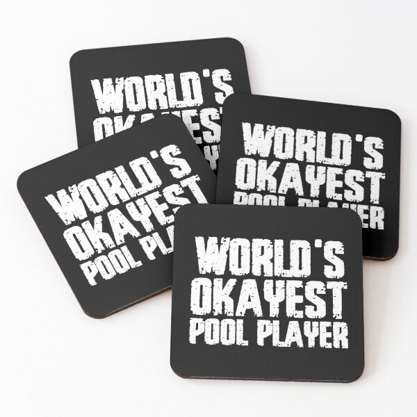 Item preview, World's Okayest Pool Player designed and sold by HonestGangster.