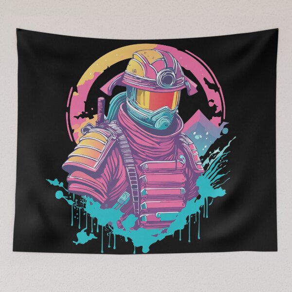 Item preview, Futuristic samurai warrior designed and sold by livvestudio.