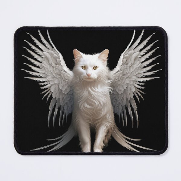 Item preview, Guardian angel cat designed and sold by Mohamedeinoo.