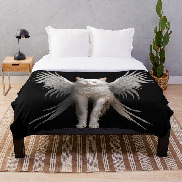 Item preview, Guardian angel cat designed and sold by Mohamedeinoo.