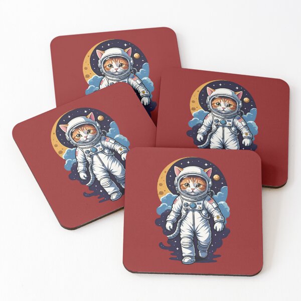 Item preview, Catstronaut (#09) cat astronaut in space [Create a set!] designed and sold by SolidEarthArt.