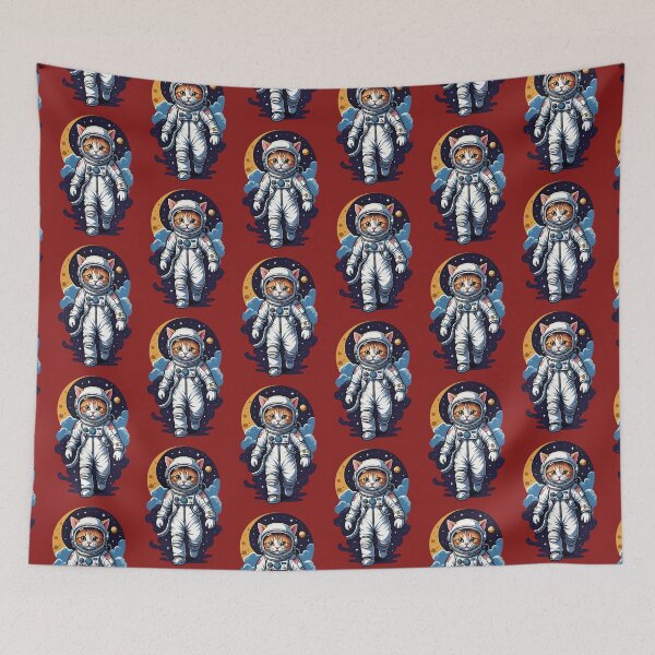 Item preview, Catstronaut (#09) cat astronaut in space [Create a set!] designed and sold by SolidEarthArt.