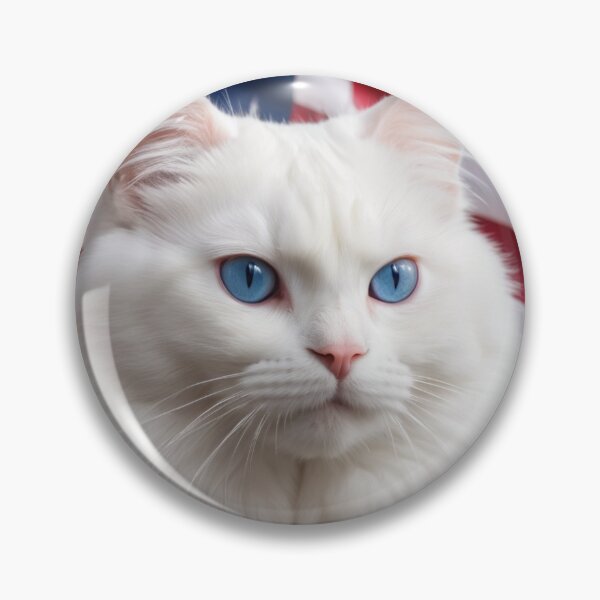 Item preview, Cat with usa flag in the background designed and sold by Designfs.