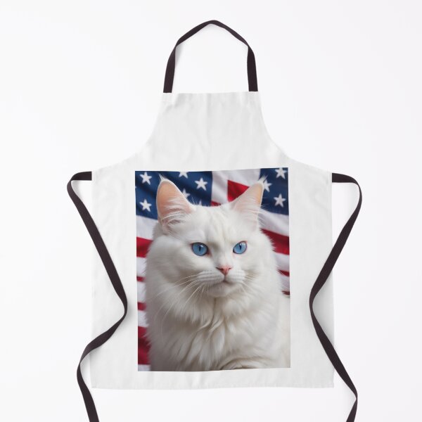 Item preview,  Cat  with usa flag in the background designed and sold by Designfs.