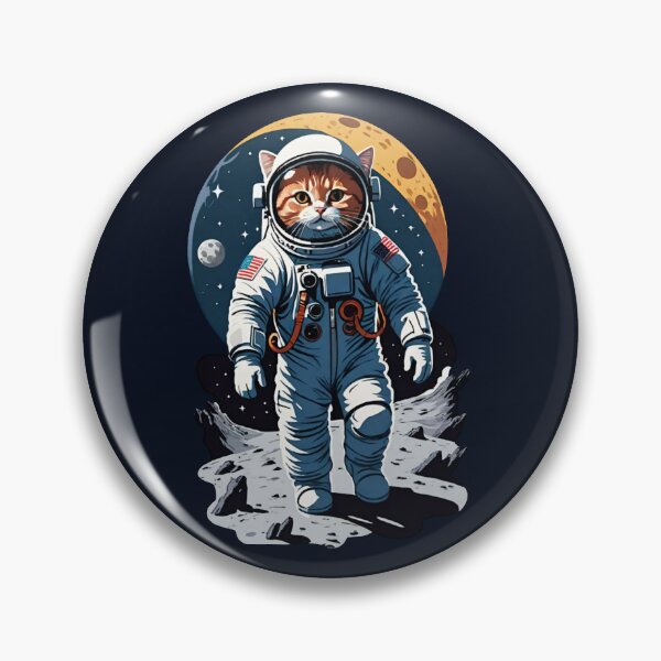 Item preview, Catstronaut (#10) cat astronaut in space [Create a set!] designed and sold by SolidEarthArt.