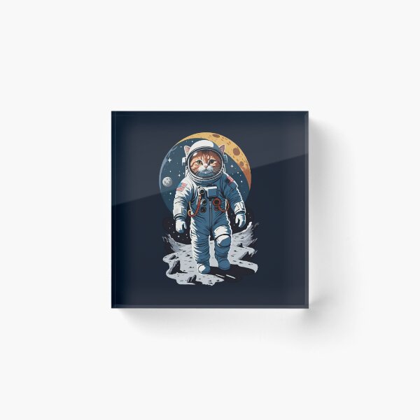 Item preview, Catstronaut (#10) cat astronaut in space [Create a set!] designed and sold by SolidEarthArt.