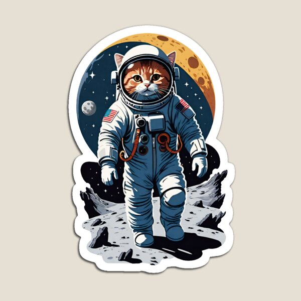 Item preview, Catstronaut (#10) cat astronaut in space [Create a set!] designed and sold by SolidEarthArt.