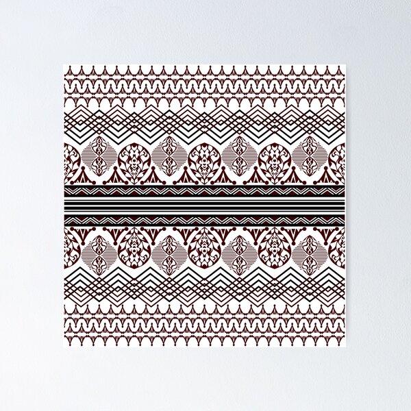 Item preview, Thai pattern fabric, brown Thai pattern designed and sold by ThawanTarnnoy.