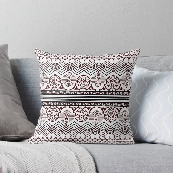 Item preview, Thai pattern fabric, brown Thai pattern designed and sold by ThawanTarnnoy.
