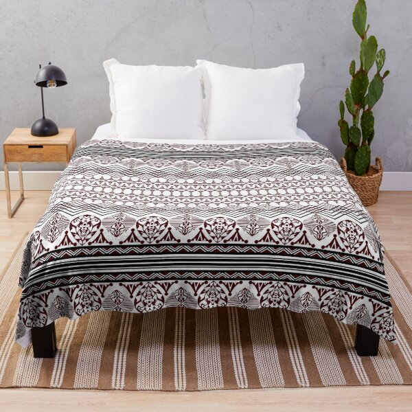 Item preview, Thai pattern fabric, brown Thai pattern designed and sold by ThawanTarnnoy.