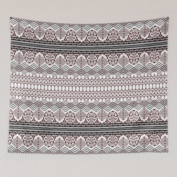Item preview, Thai pattern fabric, brown Thai pattern designed and sold by ThawanTarnnoy.