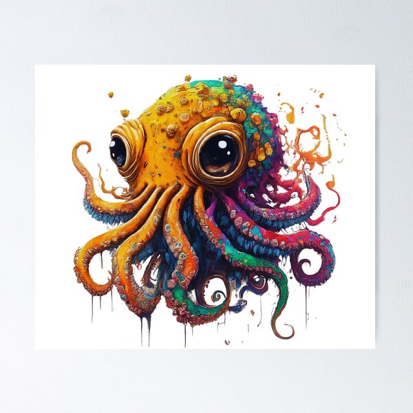 Item preview, ColorFulOctopus designed and sold by FitEnvy.