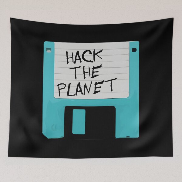 Item preview, 222 Hack The Planet	 designed and sold by MariaRochaDias.