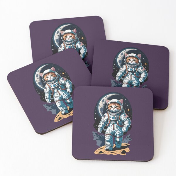 Item preview, Catstronaut (#11) cat astronaut in space [Create a set!] designed and sold by SolidEarthArt.