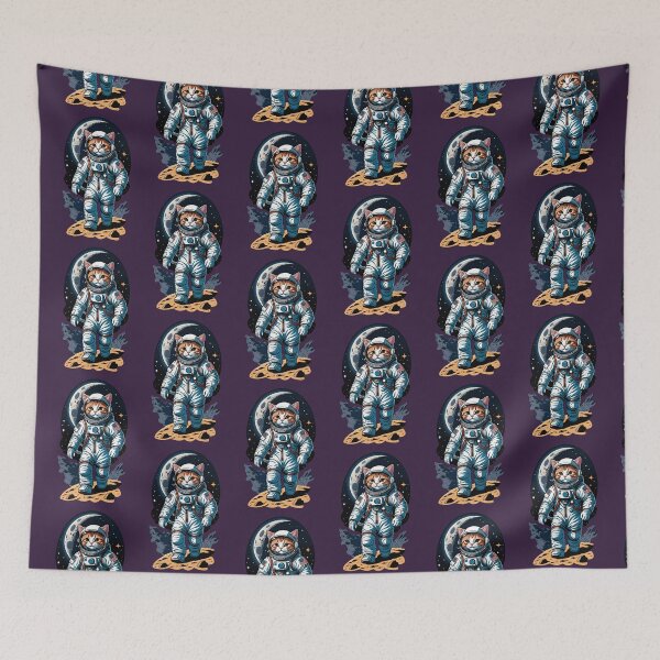 Item preview, Catstronaut (#11) cat astronaut in space [Create a set!] designed and sold by SolidEarthArt.