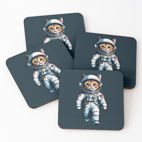 Item preview, Catstronaut (#12) cat astronaut in space [Create a set!] designed and sold by SolidEarthArt.