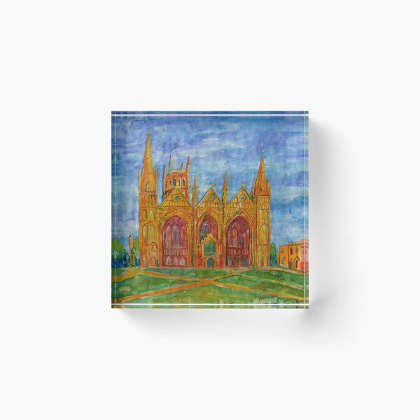 Item preview, Peterborough Cathedral , Watercolour Inks designed and sold by Luke Bailey.