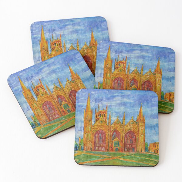 Item preview, Peterborough Cathedral , Watercolour Inks designed and sold by Luke Bailey.