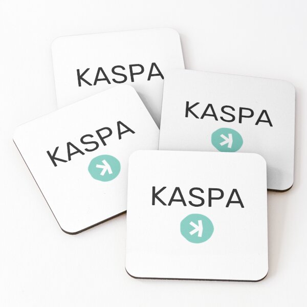 Item preview, Kaspa Text With Logo on Bottom Tee designed and sold by caffeinateduser.