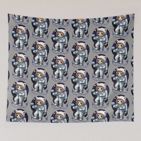 Item preview, Catstronaut (#13) cat astronaut in space [Create a set!] designed and sold by SolidEarthArt.