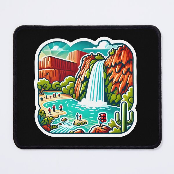 Item preview, Lake Havasu And Havasu Falls Cute and Funny Gifts Art designed and sold by BadhbhArt.