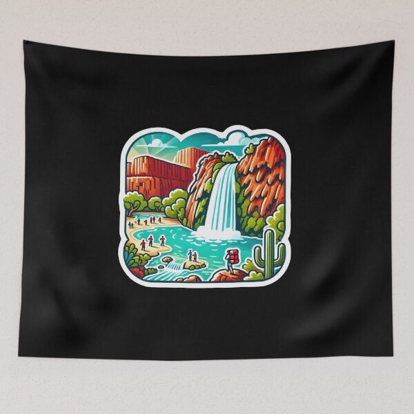 Item preview, Lake Havasu And Havasu Falls Cute and Funny Gifts Art designed and sold by BadhbhArt.